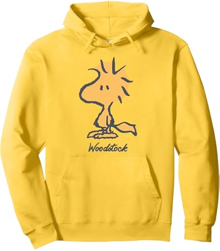 Amazon.com: Peanuts Woodstock Zip Hoodie : Clothing, Shoes & Jewelry